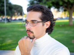 AJ Morgan Eyewear Vintage-Inspired|Rectangular*Activate Red/Crystal