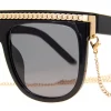 AJ Morgan Eyewear Oversized|Embellished*Chain