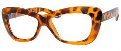 AJ Morgan Eyewear Vintage-Inspired|Cat Eye*Crushed (Clear Lens)