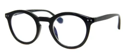 AJ Morgan Eyewear Popular Priced|Vintage-Inspired*Majestic (Blue-Light Computer Reading Glasses) Black