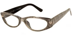 AJ Morgan Eyewear Vintage-Inspired|Cat Eye*Rapture (Clear Lens)